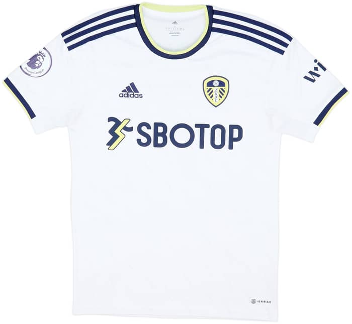 2022-23 Leeds United Home Shirt Aaronson #7 - 9/10 - (S)