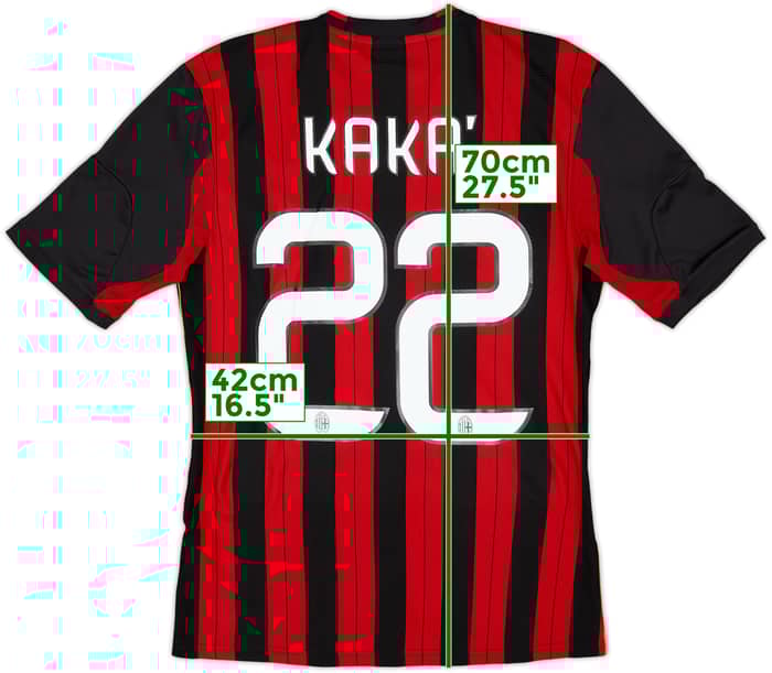 2013-14 AC Milan Home Shirt Kaka' #22 - 7/10 - (S)