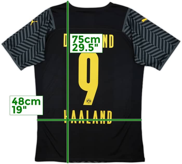 2021-22 Borussia Dortmund Away Shirt Haaland #9 (L)