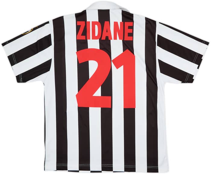1998-99 Juventus Basic Home Shirt Zidane #21 - 6/10 - (M)