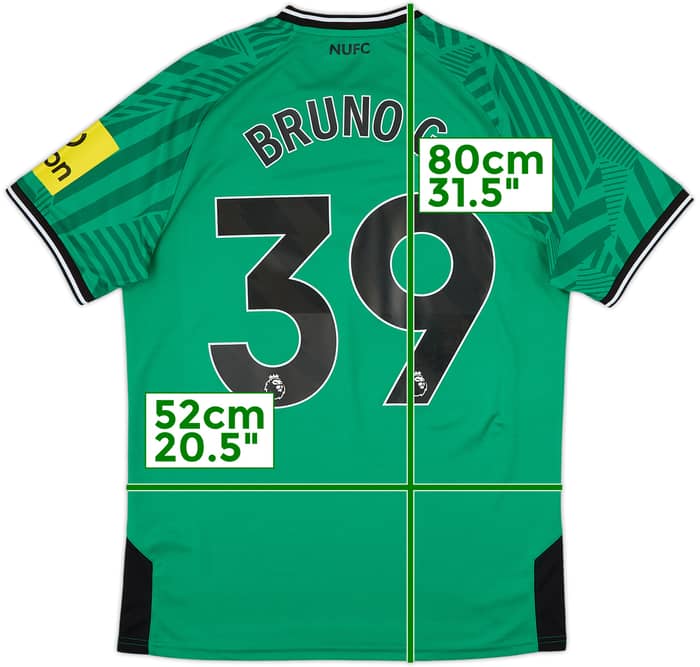 2023-24 Newcastle Away Shirt Bruno G. #39 - 9/10 - (L)