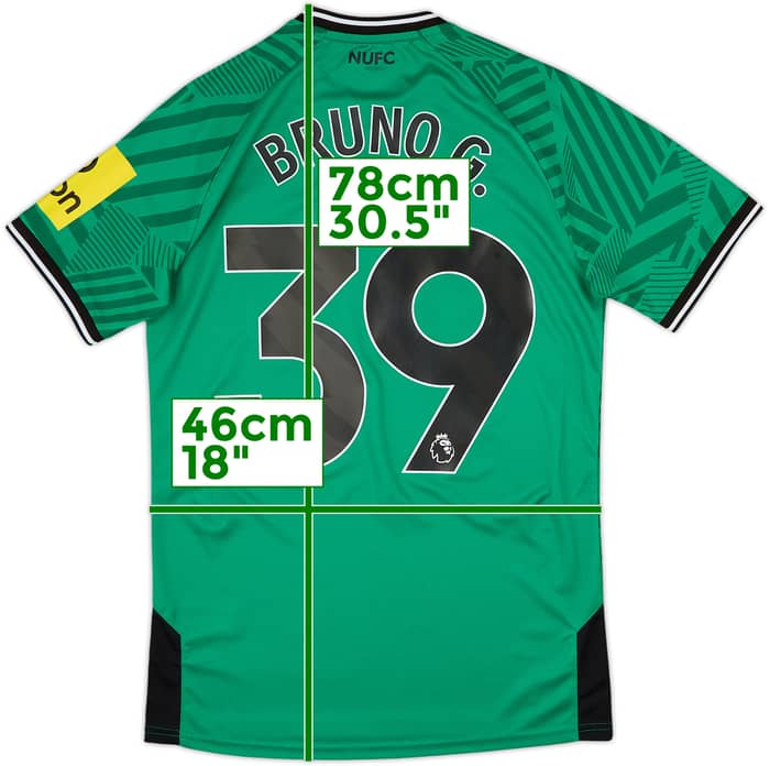 2023-24 Newcastle Away Shirt Bruno G. #39 - 10/10 - (S)