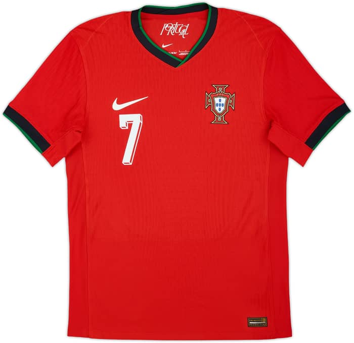 2024-25 Portugal Authentic Home Shirt Ronaldo #7 - 10/10 - (S)