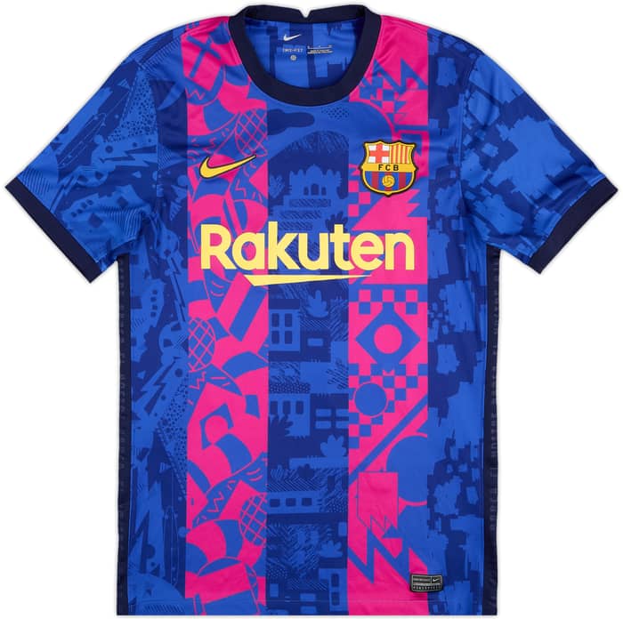 2021-22 Barcelona Third Shirt Pedri #16 - 8/10 - (S)