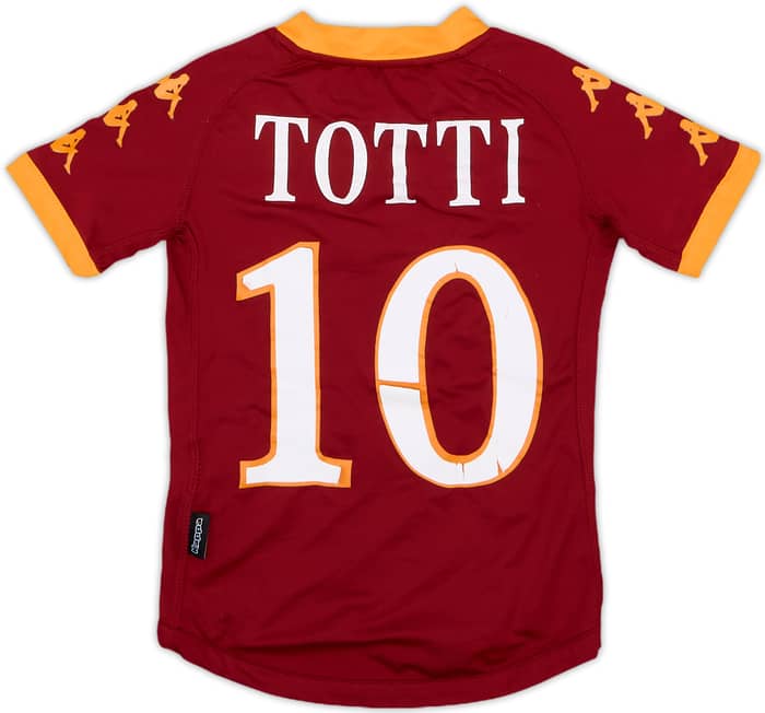 2010-11 Roma Home Shirt Totti #10 - 5/10 - (3-4 Years)