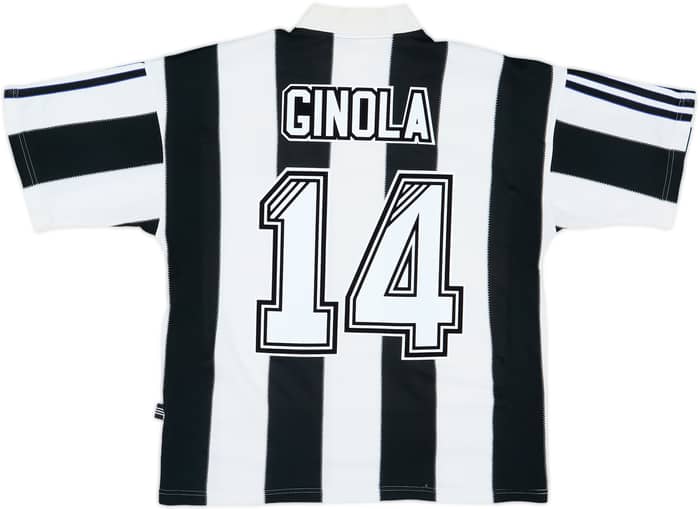 1995-97 Newcastle Home Shirt Ginola #14 - 6/10 - (S)