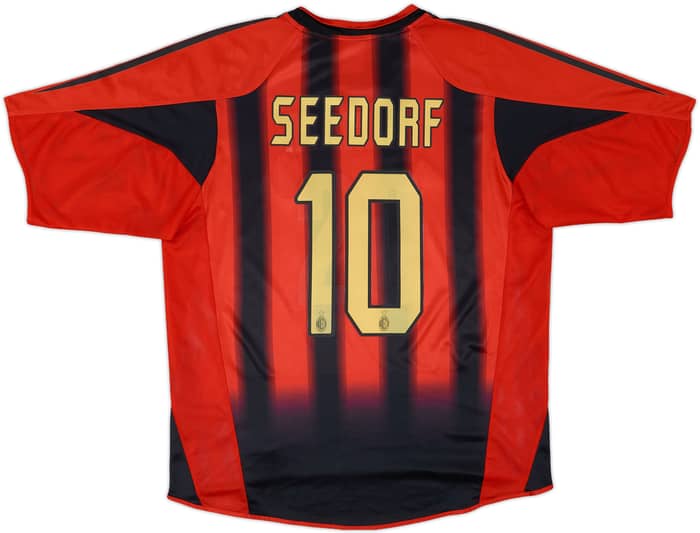 2004-05 AC Milan Home Shirt Seedorf #10 - 5/10 - (L)