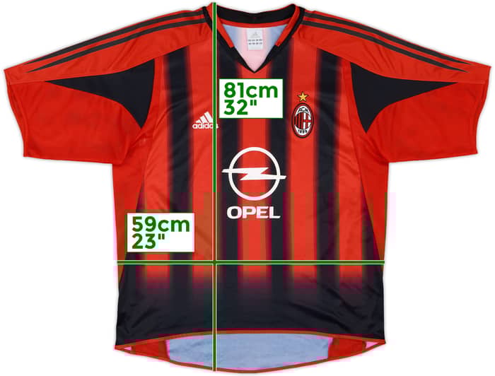 2004-05 AC Milan Home Shirt Seedorf #10 - 5/10 - (L)