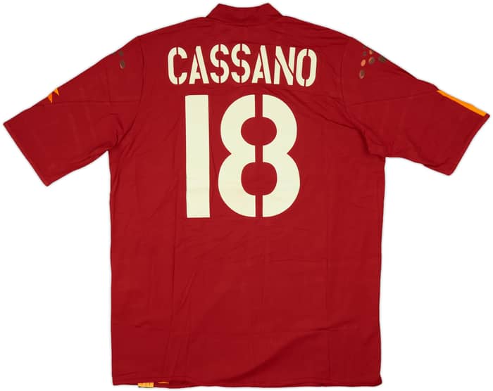 2004-05 Roma Home Shirt Cassano #18 (XXL)