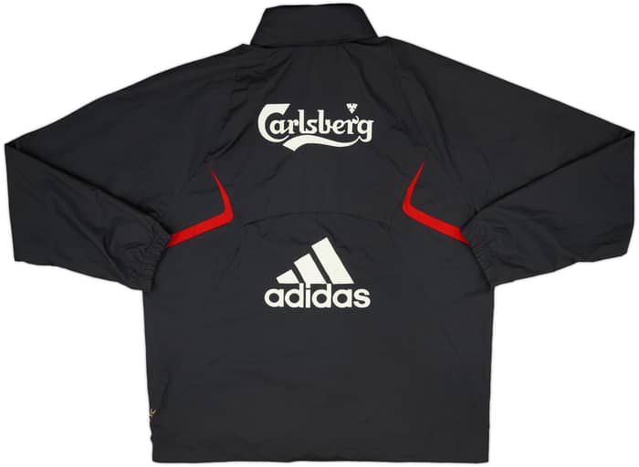 2009-10 Liverpool adidas Hooded Rain Jacket - 6/10 - (L/XL)