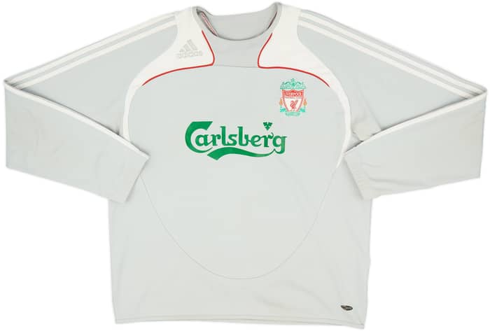 2008-09 Liverpool adidas Sweat Top - 6/10 - (XL)