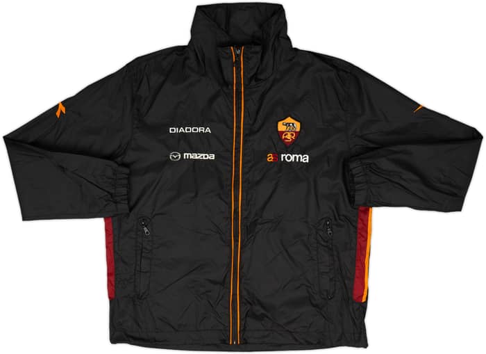 2003-04 Roma Diadora Hooded Rain Coat - 9/10 - (M)