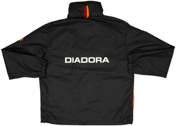 2003-04 Roma Diadora Hooded Rain Coat - 9/10 - (M)