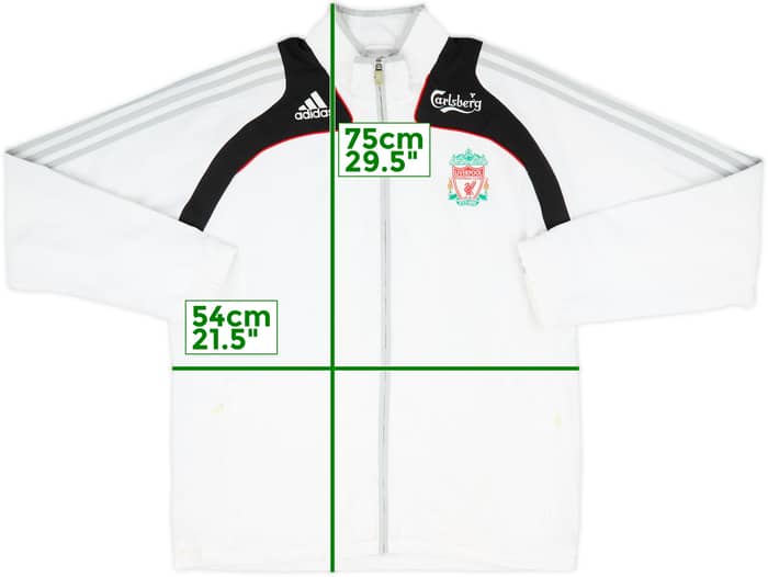 2008-09 Liverpool adidas Track Jacket - 8/10 - (L/XL)