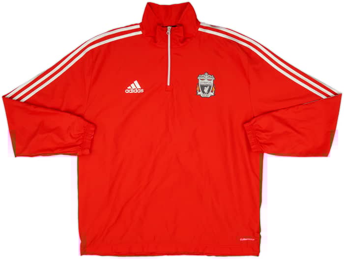2011-12 Liverpool adidas 1/4 Zip Drill Top - 10/10 - (L/XL)