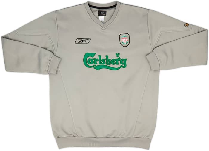 2003-04 Liverpool Reebok Sweat Top - 8/10 - (S)