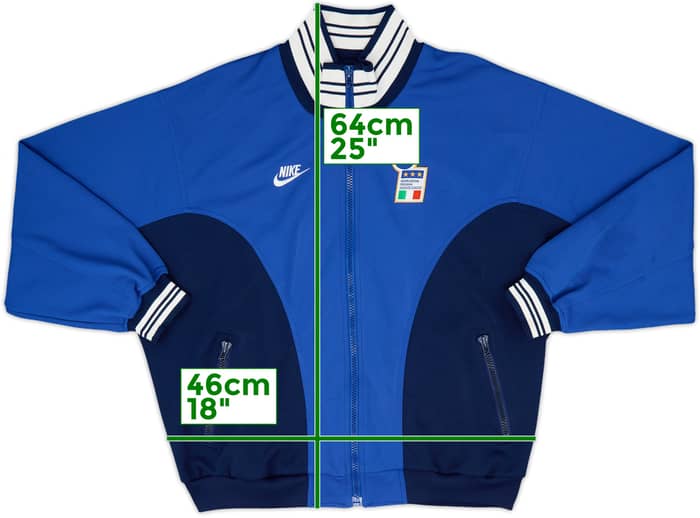 1996-97 Italy Nike Track Jacket - 8/10 - (L)