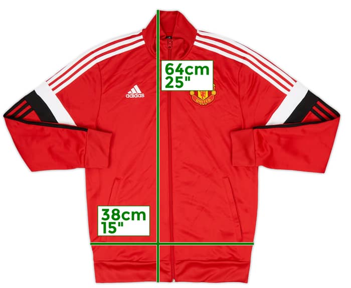 2021-22 Manchester United adidas Track Jacket - 10/10 - (M)