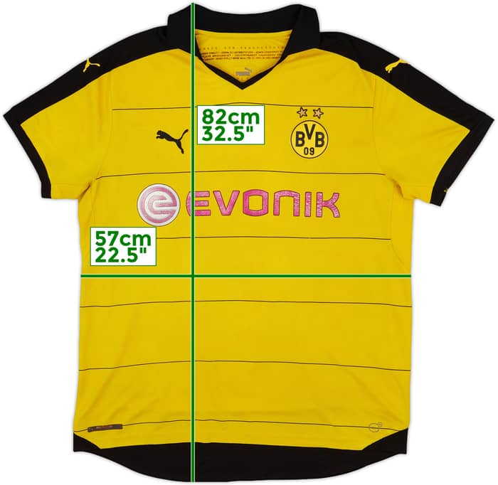 2015-16 Borussia Dortmund Home Shirt - 5/10 - (XL)