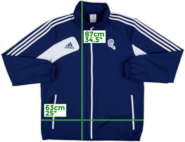 2012-13 Bolton Wanderers adidas Hooded Rain Jacket - 6/10 - (XL)