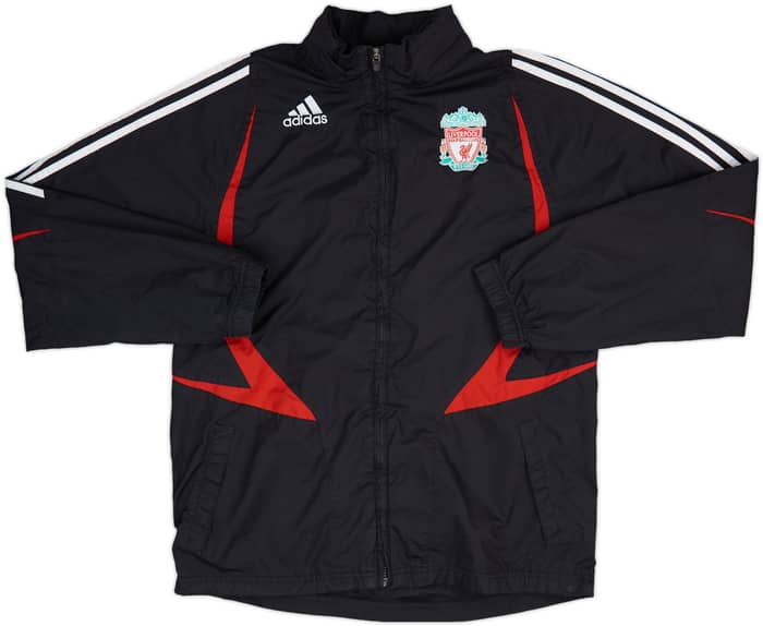 2007-08 Liverpool adidas Hooded Rain Jacket - 6/10 - (S)