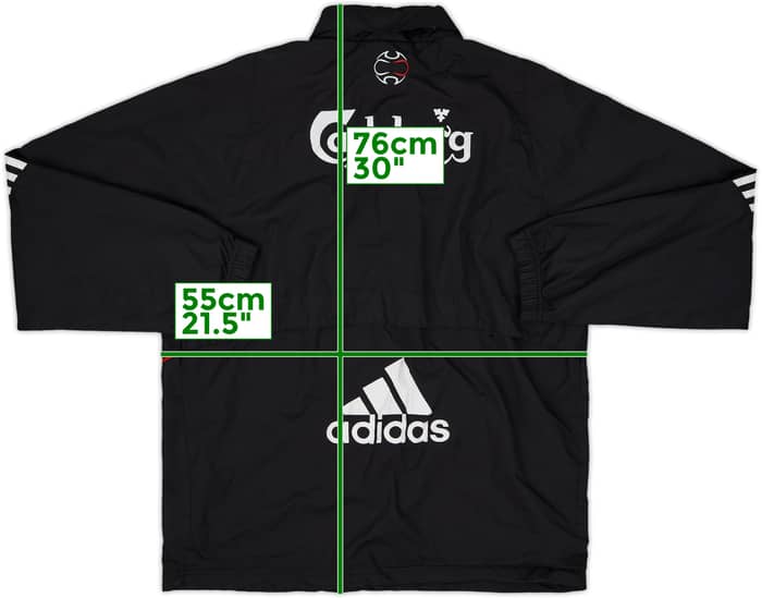 2007-08 Liverpool adidas Hooded Rain Jacket - 6/10 - (S)