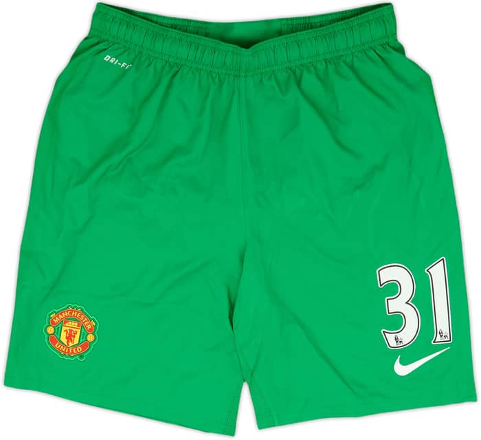 2012-13 Manchester United GK Shorts #31 - 8/10 - (L)