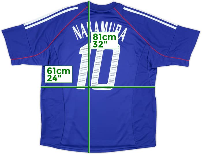 2002-04 Japan Home Shirt Nakamura #10 (XL)
