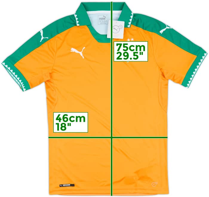 2017-18 Ivory Coast Home Shirt (S)