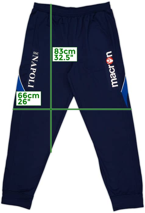 2010-11 Napoli Macron Training Pants - 10/10 - (XXL)