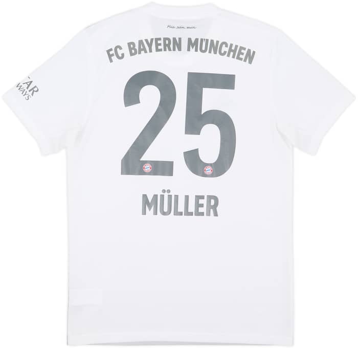 2019-20 Bayern Munich Away Shirt Muller #25 - 8/10 - (M)
