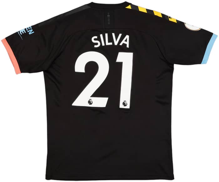 2019-20 Manchester City Away Shirt Silva #21 - 8/10 - (M)