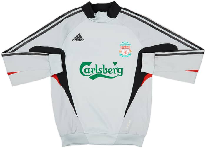 2008-09 Liverpool adidas Drill Top - 8/10 - (S)