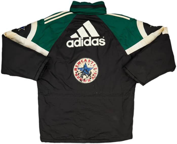 1997-99 Newcastle adidas Padded Bench Coat - 5/10 - (M)
