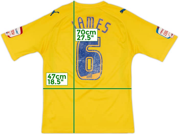 2010-11 Preston Away Shirt James #6 - 4/10 - (M)