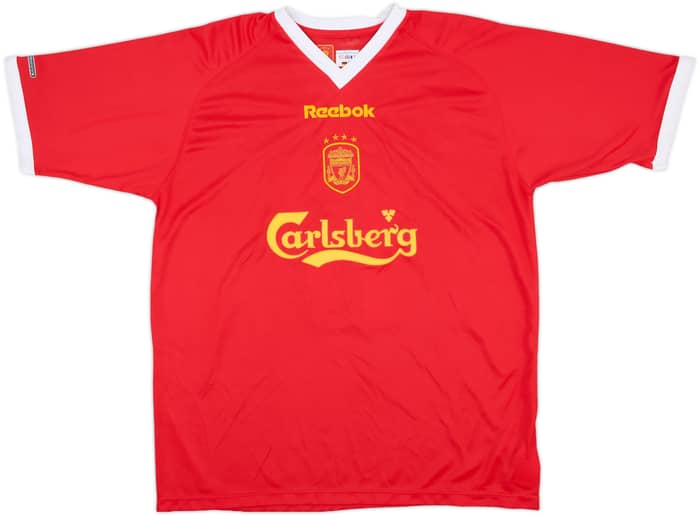 2001-03 Liverpool CL Shirt Gerrard #17 - 10/10 - (L)