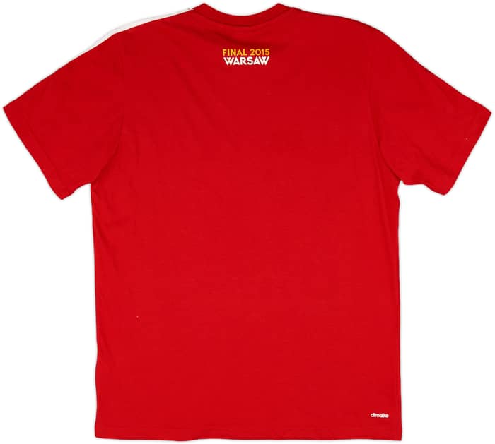 2015 Europa League adidas Cotton Tee - 8/10 - (L)