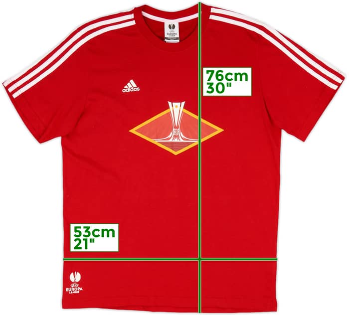 2015 Europa League adidas Cotton Tee - 8/10 - (L)