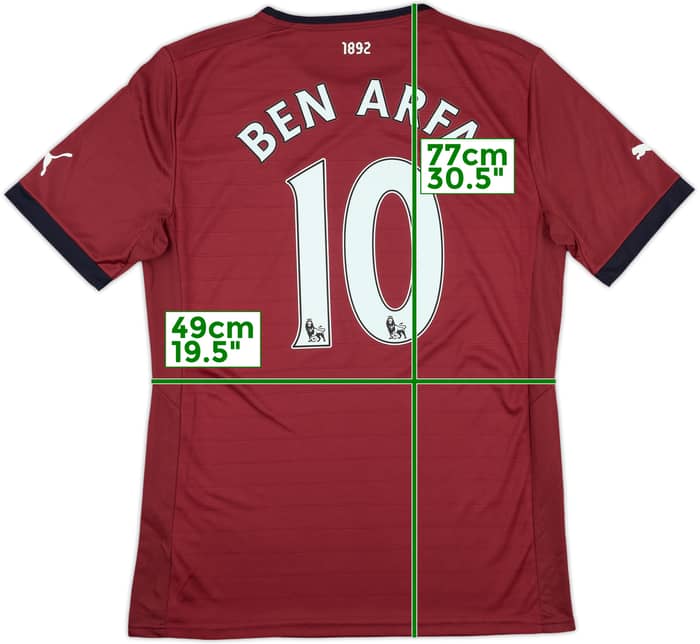 2012-13 Newcastle Away Shirt Ben Arfa #10 - 9/10 - (L)