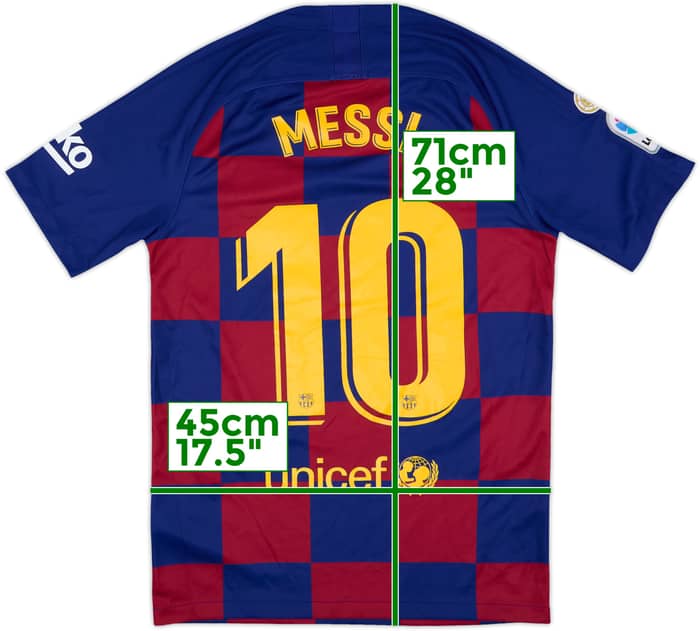 2019-20 Barcelona Home Shirt Messi #10 - 10/10 - (S)