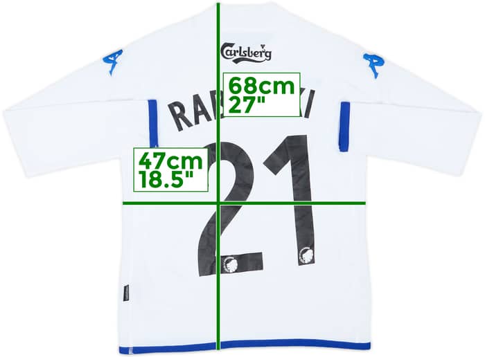 2004-05 FC Copenhagen Home L/S Shirt Raboczki #21 - 8/10 - (S)