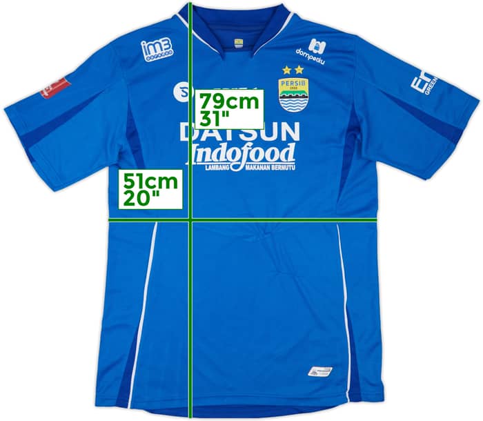 2016-17 Persib Bandung Home Shirt - 8/10 - (L)