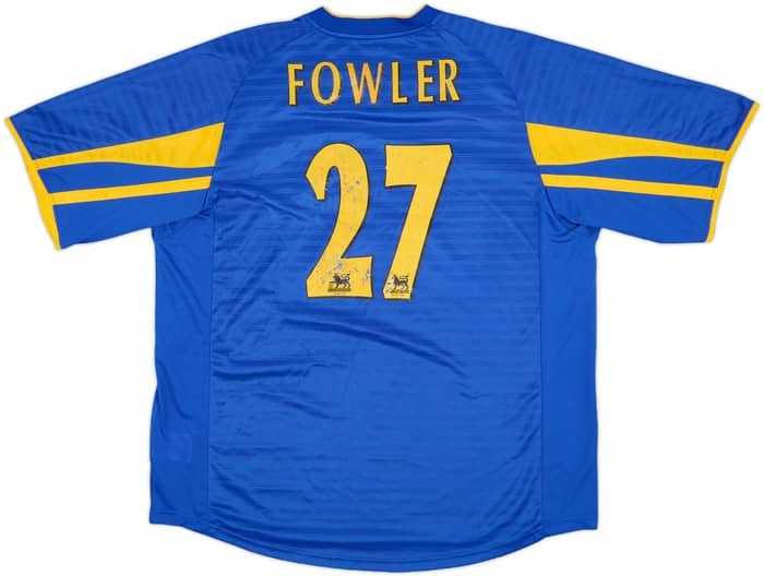 2001-03 Leeds United Away Shirt Fowler #27 - 5/10 - (XXL)