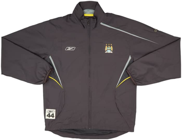 2005-06 Manchester City Reebok Player Issue Track Jacket #44 - 9/10 - (M)