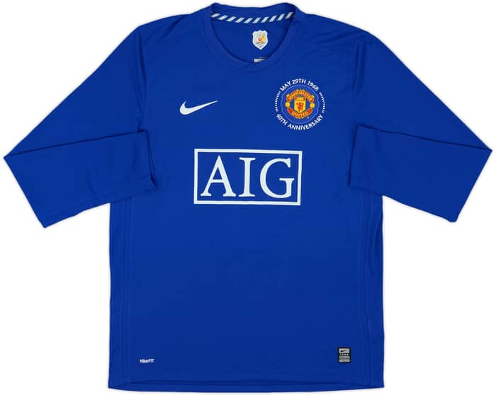 2008-09 Manchester United Third L/S Shirt Fletcher #24 - 8/10 - (L)
