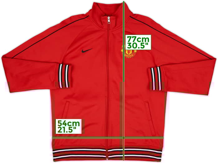 2012-13 Manchester United Nike Track Jacket - 9/10 - (L)