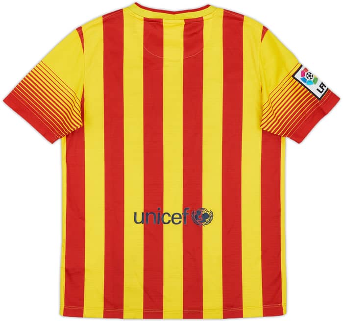 2013-15 Barcelona Away Shirt - 7/10 - (L.Boys)