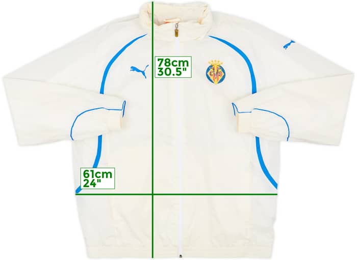 2010-11 Villarreal Puma Hooded Rain Jacket - 5/10 - (L)