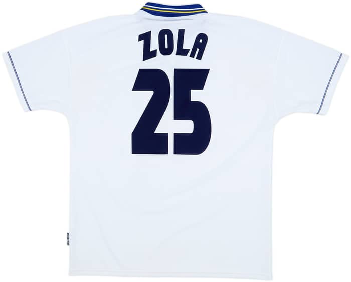 1998-00 Chelsea Away Shirt Zola #25 - 9/10 - (XL)