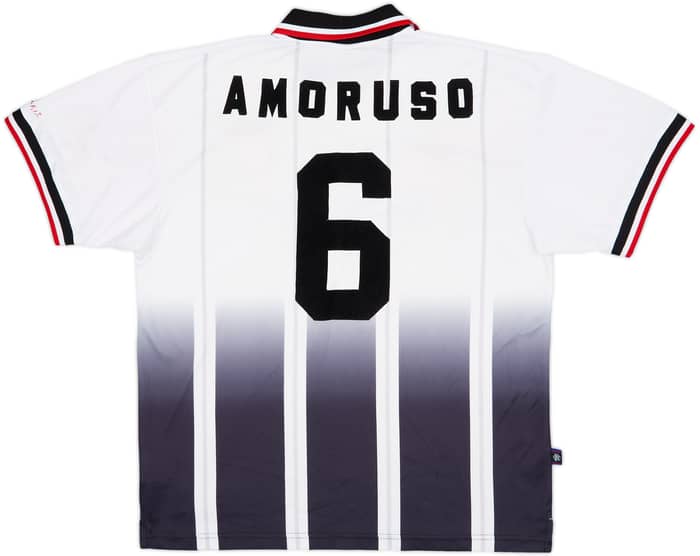1997-99 Rangers Away Shirt Amoruso #6 - 6/10 - (L)